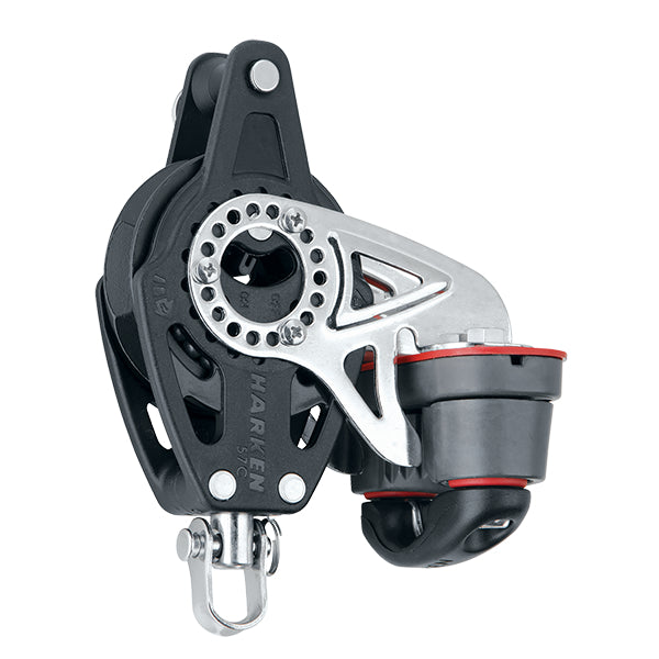 2139 - Poulie Carbo 57 mm Ratchet à ringot /taquet