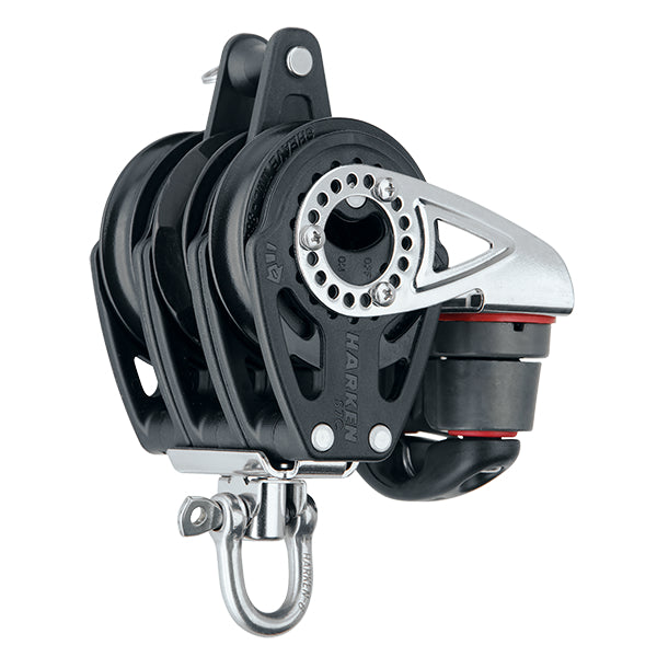 2141 - Poulie Carbo 57 mm triple Ratchet ringot / taquet