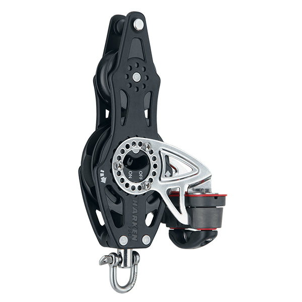 2697 - Poulie Carbo75mm violon Ratchet à rgt/taquet