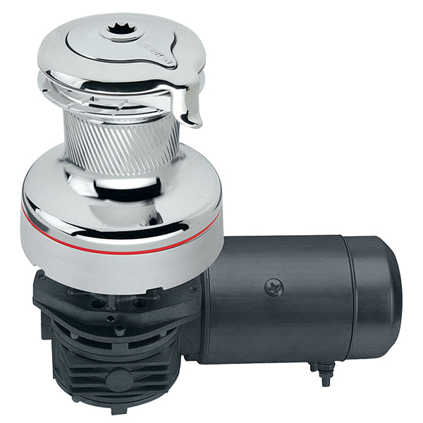 50.2STECCC12H - ST horizontal electric winch 12V Radial - base/headstock/top chrome bronze