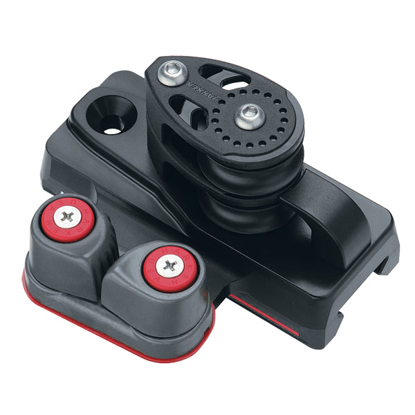 E3256 - Paire embouts rail CB BB à réa double/taquet/pt fixe