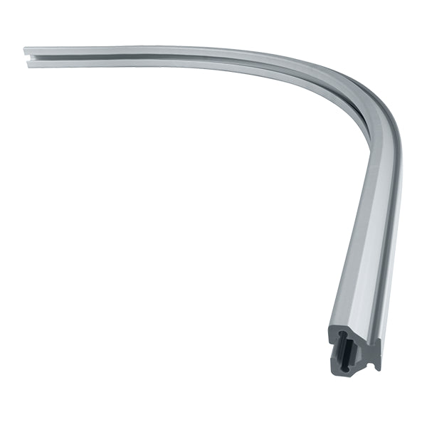 INR27-CURVECONVEX.LS - Rail R27 LongSpan 90° convex anodisé clair (radius interieur 63cm)