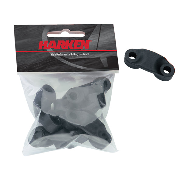 3287 - Pontets à oeil plastiques noirs larges BB- lot de 6