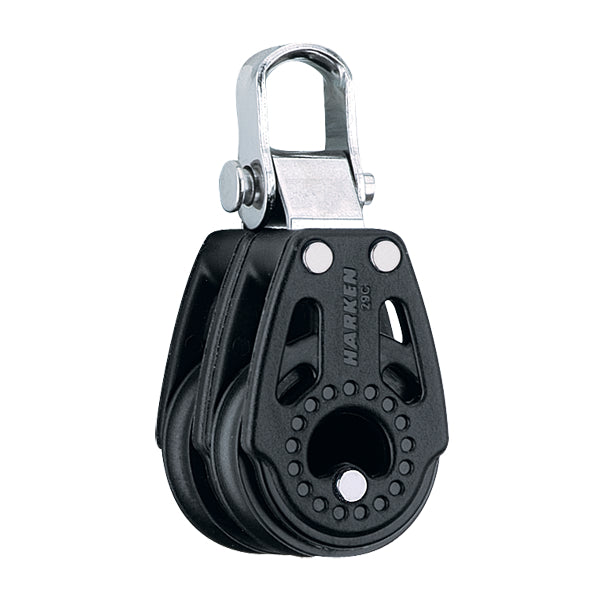 381 - Poulie Carbo double 29mm tête fixe